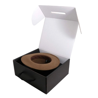 Twarde pudełka na prezenty z rypsowym uchwytem Pudełko na prezenty SGS ROHS Flip Top