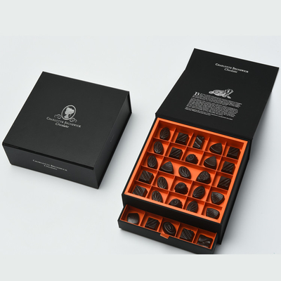 kupować Hologram Effect Opakowania czekoladowe z truflami Przesuwane pudełka na prezenty OEM ODM online manufacture