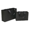 B9 W9 Tektura falista luksusowe czarne drukowane torby papierowe ODM LOGO