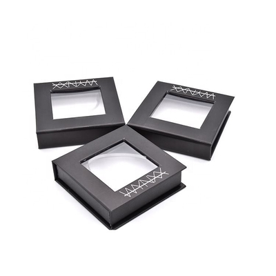 CMYK 3d Cardboard Window Eyelash Magnetic Box Powłoka wodna