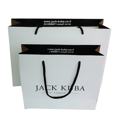 C1S C2S Kraft Shopping Drukowane torby papierowe z uchwytami Druk offsetowy