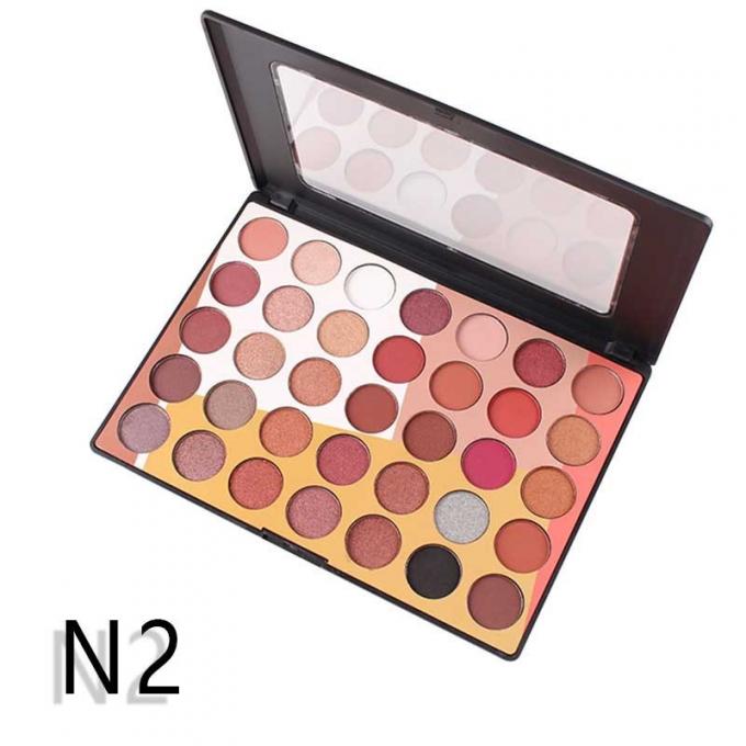 Pusta paleta cieni do powiek Pantone z lustrzanym nadrukiem jedwabiu 2