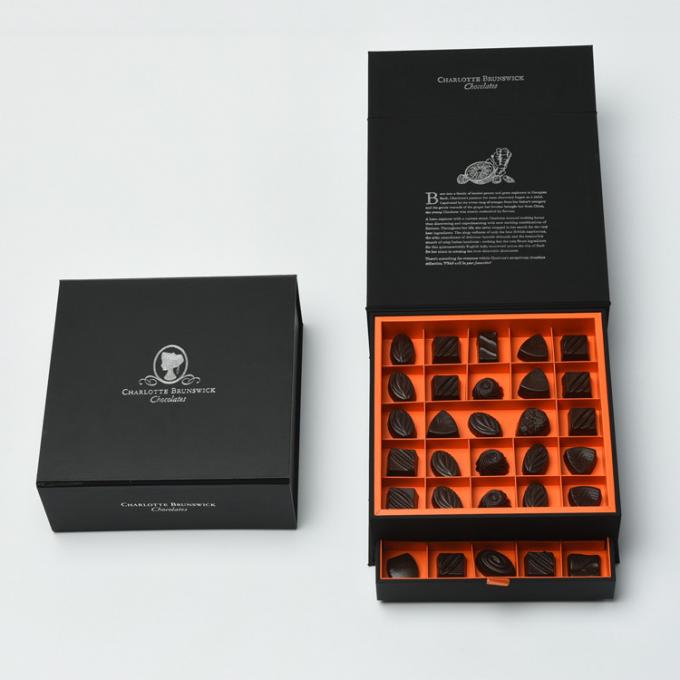 Hologram Effect Opakowania czekoladowe z truflami Przesuwane pudełka na prezenty OEM ODM 1