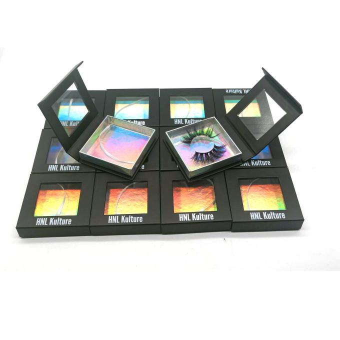 600gsm Eye Lash Magnetic Window Box Opakowanie Drukowanie UV 0
