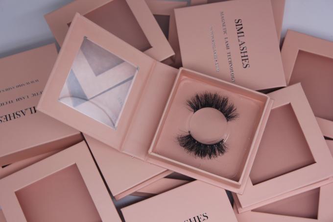 600gsm Eye Lash Magnetic Window Box Opakowanie Drukowanie UV 2